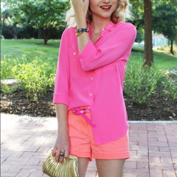 J. Crew Pants - J. Crew Orange Chino Shorts